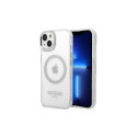 Guess Guess GUHMP14MHTRMS iPhone 14 Plus 6.7" silver/silver hard case Metal Outline Magsafe