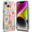 Ringke Ringke Fusion Design Armored Sleeve Cover with Gel Frame for iPhone 14 Plus transparent (Flor