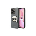 Karl Lagerfeld Karl Lagerfeld KLHCP14LSAPKHG iPhone 14 Pro 6,1" srebrny/silver hardcase Saffiano Kar