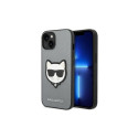 Karl Lagerfeld Karl Lagerfeld KLHCP14MSAPCHG iPhone 14 Plus 6,7" hardcase srebrny/silver Saffiano Ch