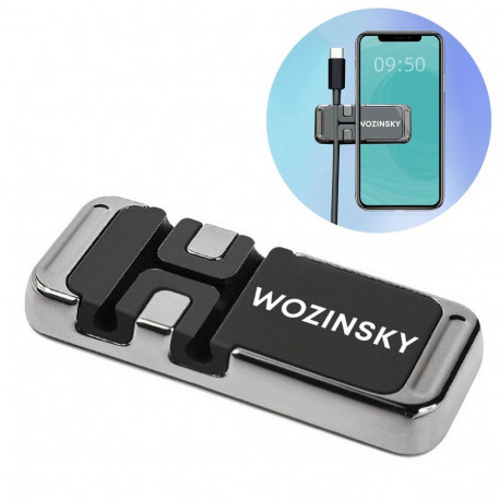 Wozinsky Wozinsky Magnetic Phone Holder with Cable Organizer (WMCDO-B1)
