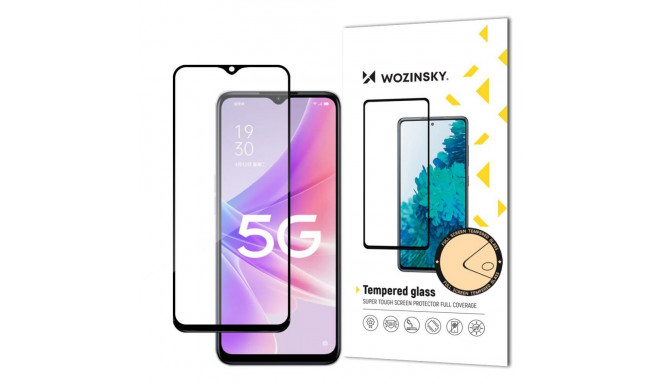Wozinsky Wozinsky Super Durable Full Glue Tempered Glass Full Screen With Frame Case Friendly Realme