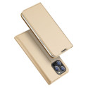 Dux Ducis Dux Ducis Skin Pro Holster Flip Cover for iPhone 14 Pro Max gold