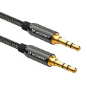 Wozinsky Wozinsky universal mini jack cable 2x AUX cable 1.5 m black