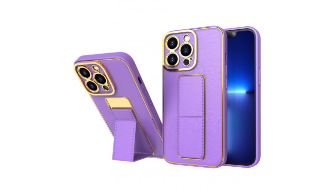 Hurtel New Kickstand Case case for iPhone 13 Pro with stand purple