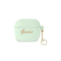 Guess Guess GUA3LSCHSN AirPods 3 cover green/green Silicone Charm Heart Collection