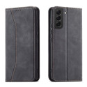 Hurtel - Magnet Fancy Case Case for Samsung Galaxy S22 + (S22 Plus) Pouch Wallet Card Holder Black