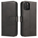 Hurtel Magnet Case elegant case cover with a flap and stand function for Samsung Galaxy A73 black