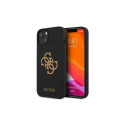 Guess Guess GUHCP13SLS4GGBK iPhone 13 mini 5.4" black/black hard case Silicone 4G Logo