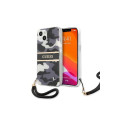 Guess Guess GUHCP13SKCABBK iPhone 13 mini 5.4" black/black hardcase Camo Strap Collection