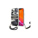 Guess Guess GUHCP13LKCABBK iPhone 13 Pro / 13 6.1" black/black hardcase Camo Strap Collection