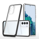 Hurtel Clear 3in1 Case for Samsung Galaxy S21 + 5G (S21 Plus 5G) Frame Gel Cover Black