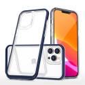 Hurtel Clear 3in1 Case for iPhone 13 Pro Max Frame Cover Gel Blue