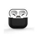 Hurtel Case for AirPods 2 / AirPods 1 silicone soft cover for headphones black (Case C)