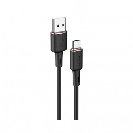 Acefast Acefast USB cable - USB Type C 1.2m, 3A black (C2-04 black)