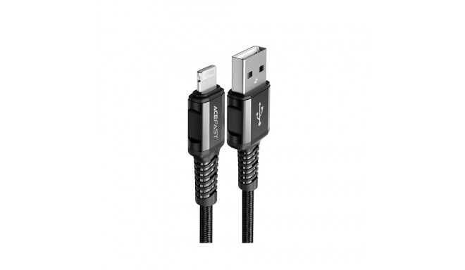 Acefast Acefast cable MFI USB - Lightning 1.2m, 2.4A black (C1-02 black)