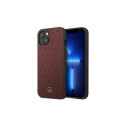 Mercedes-Benz Mercedes MEHCP13SPSQRE iPhone 13 mini 5,4" czerwony/red hardcase Leather Stars Pattern