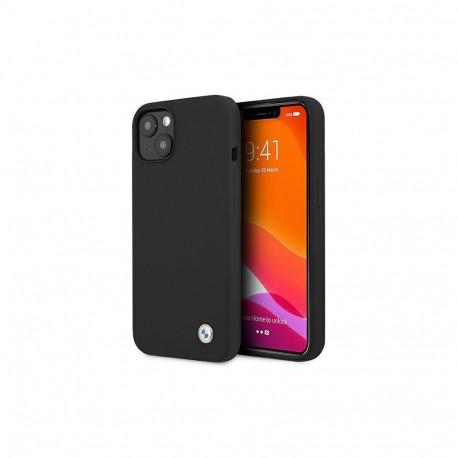 BMW BMW Silicone Signature Case for iPhone 13 mini - Black