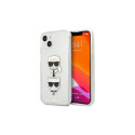 Karl Lagerfeld Karl Lagerfeld KLHCP13SKCTUGLS iPhone 13 mini 5,4" srebrny/silver hardcase Glitter Ka