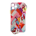 Hurtel Color Chain Case gel flexible elastic case cover with a chain pendant for Xiaomi Redmi Note 1