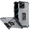 Hurtel Crystal Ring Case Kickstand Tough Rugged Cover for iPhone 12 Pro Max black
