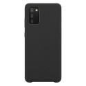 Hurtel Silicone Case Soft Flexible Rubber Cover for Samsung Galaxy A03s black