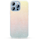 Kingxbar Kingxbar Travel Series luxurious elegant case for iPhone 13 Pro blue-orange (Clouds)