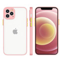 Hurtel Milky Case silicone flexible translucent case for Samsung Galaxy A42 5G pink