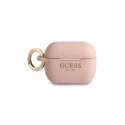 Guess Guess GUAPSGGEP AirPods Pro cover pink/pink Silicone Glitter