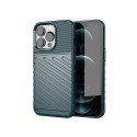 Hurtel Thunder Case Flexible Tough Rugged Cover TPU Case for iPhone 13 Pro green