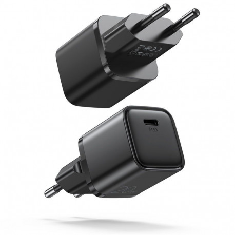 Joyroom Joyroom fast wall charger USB Type C 20W Power Delivery Quick Charge 3.0 AFC black (L-P202)