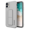 Wozinsky Wozinsky Kickstand Case Silicone Stand Cover for Samsung Galaxy A72 4G Gray