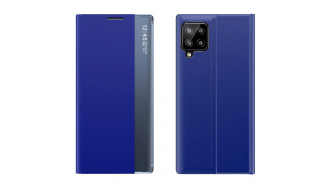 Hurtel Sleep Case Bookcase Type Case with Smart Window for Samsung Galaxy A22 4G blue