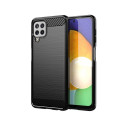 Hurtel Carbon Case Flexible Cover TPU Case for Samsung Galaxy A22 4G black