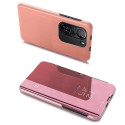 Hurtel Clear View Case cover for Xiaomi Redmi K40 Pro+ / K40 Pro / K40 / Poco F3 pink
