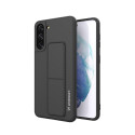Wozinsky Wozinsky Kickstand Case Silicone Stand Cover for Samsung Galaxy S21 + 5G Black