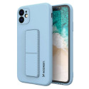 Wozinsky Wozinsky Kickstand Case silicone case with stand for iPhone 12 Pro Max light blue