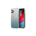 Guess Guess GUHCP12LPCUGLSBL iPhone 12 Pro Max 6.7" blue/blue hardcase Glitter Gradient Script