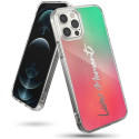Ringke Ringke Fusion Design PC Case with TPU Bumper for iPhone 12 Pro Max pink-green (GNAP0028)