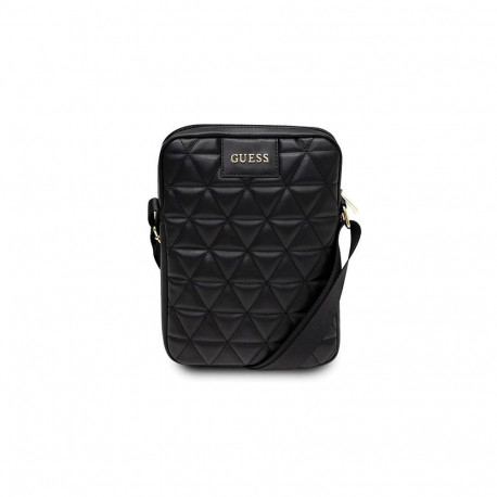 Guess Guess Torba GUTB10QLBK 10" czarna/black Quilted Tablet Bag