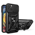 Hurtel - Hybrid Armor Camshield case for Huawei nova Y90 armored case with camera cover black