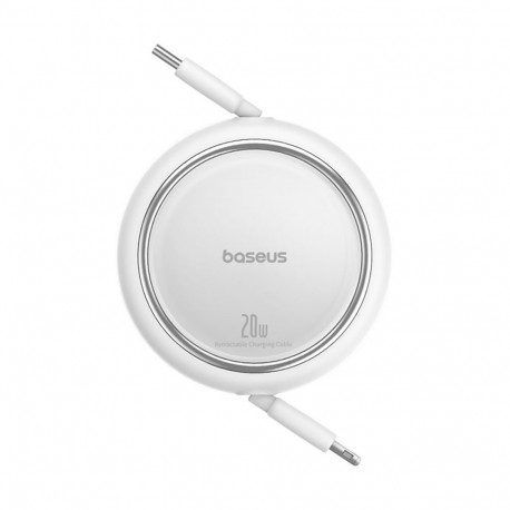 Baseus Baseus Free2Pull Cable Retractable USB-C / Lightning 20W 1m - White