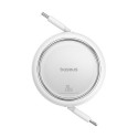 Baseus Baseus Free2Pull Cable Retractable USB-C / Lightning 20W 1m - White