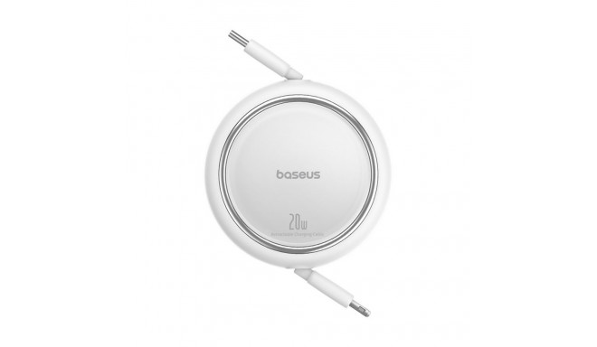 Baseus Baseus Free2Pull Cable Retractable USB-C / Lightning 20W 1m - White