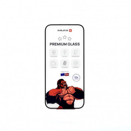 Evelatus Xiaomi 14 2.5D Full Cover Japan Glue Glass Anti-Static Black