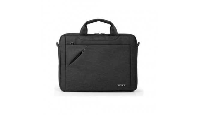 PORT DESIGNS S13 Sydney ECO Case Fits up to size 13/14 " Top Loading Black Shoulder strap