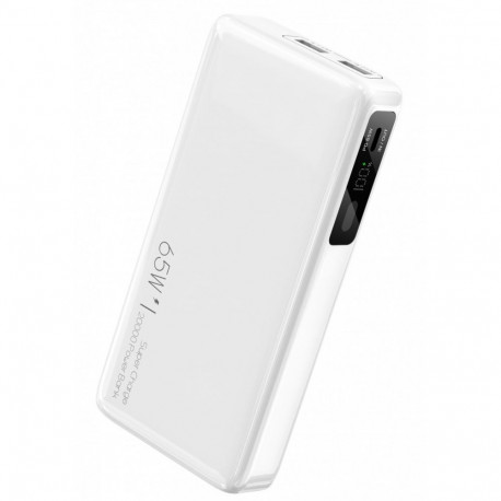Evelatus Evelatus Power Bank 65W Super Fast Charge Fast 20000 mAh White