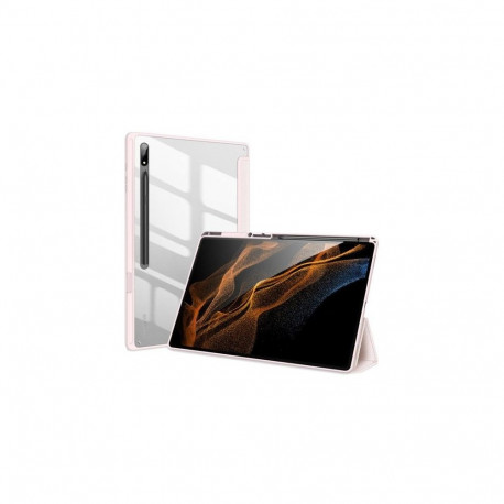 Dux Ducis Samsung Galaxy Tab S8 Ultra with Stylus Holder Smart Case Pink
