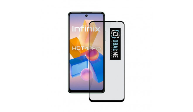 - OBAL:ME 5D Glass Screen Protector for Infinix Hot 40 Pro Black