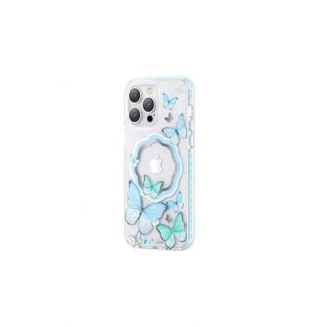 Kingxbar Apple iPhone 14 Pro Max MagSafe Butterfly Series magnetic case Blue